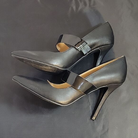 FOREVER 21 POINTED TOE HIGH HEEL STILETTOS ONE STRAP BAND PUMP SHOES - Picture 8 of 12